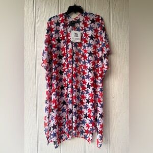 Miss Chievous Stars Print Kimono